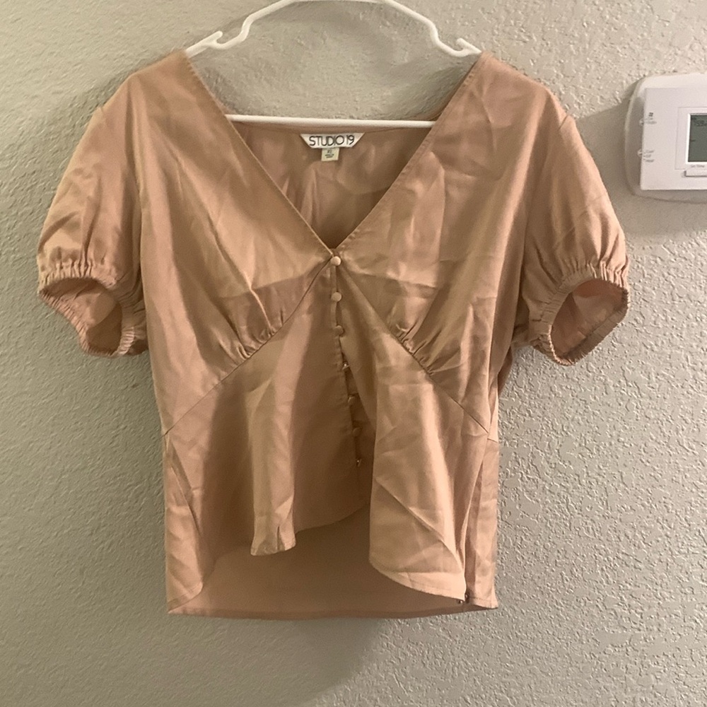 Dusty pink blouse from studio 19